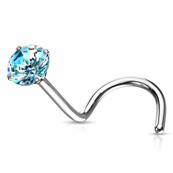 Neus screw met prong-set in verschillende kleuren - Afbeelding 21