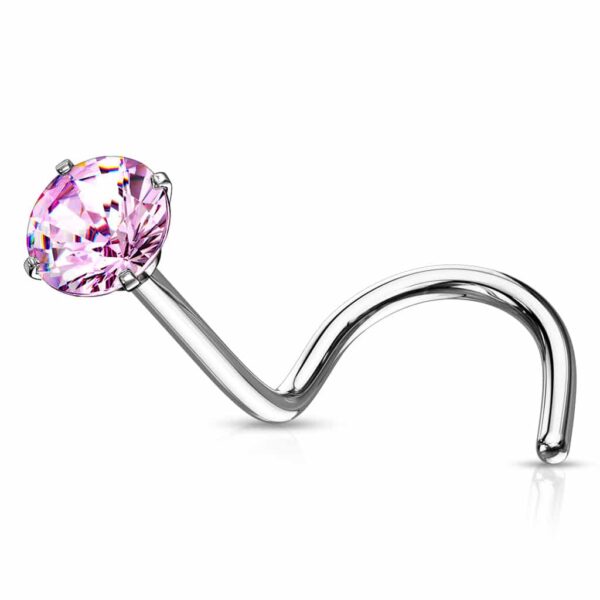 Neus screw met prong-set in verschillende kleuren - Afbeelding 15