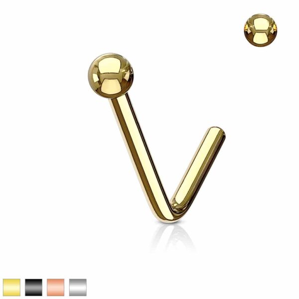 Neus stud in verschillende kleuren
