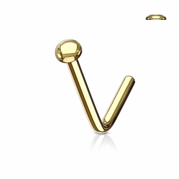 Neus stud in verschillende kleuren met platte top - Afbeelding 6