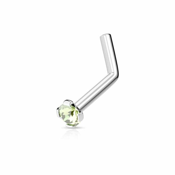 Neus stud met prong-set steen in verschillende kleuren - Afbeelding 17