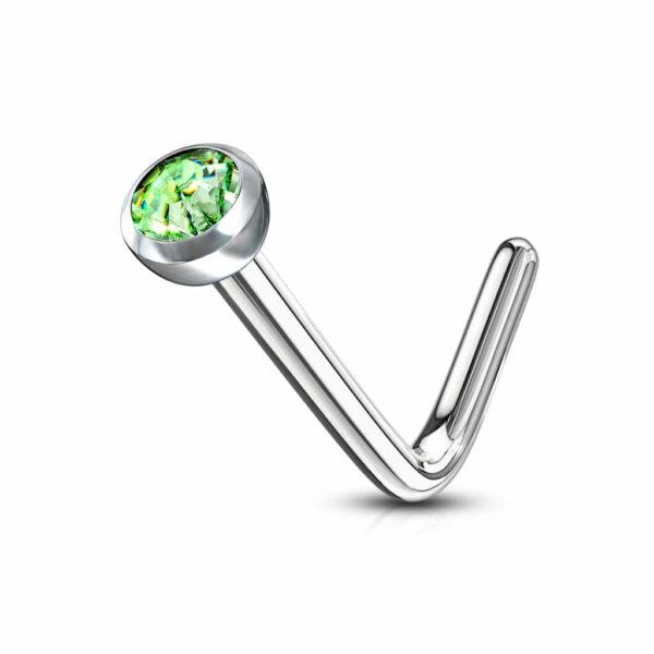 Neus stud standaard met rond kristal - Afbeelding 20