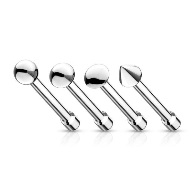 Neus bone piercing met verschillende top - Afbeelding 2