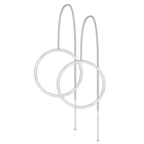 Paar threader met open ring - Afbeelding 4