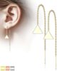 Paar threaders met ketting en driehoekje