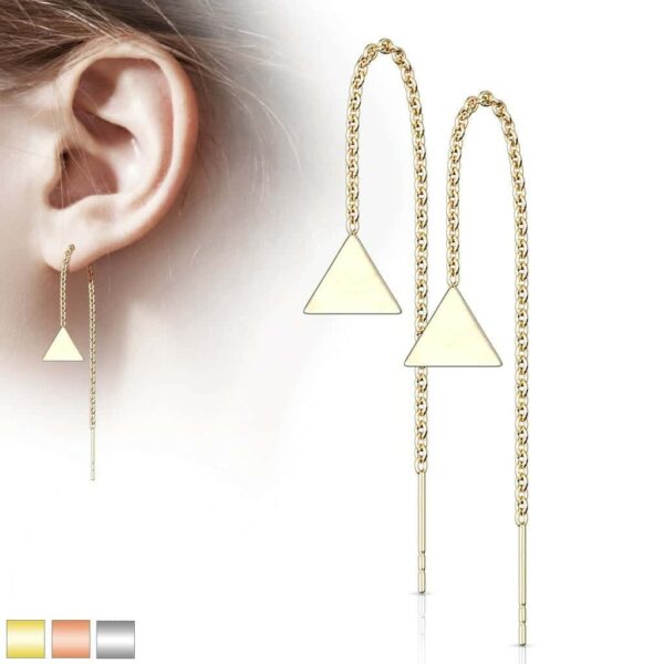 Paar threaders met ketting en driehoekje