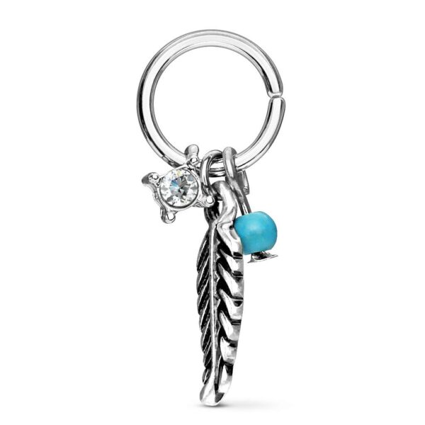 Piercing ring met afneembare hangers - Afbeelding 3