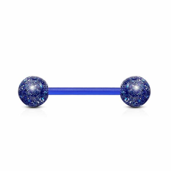 Rechte barbell met glitters - Afbeelding 6