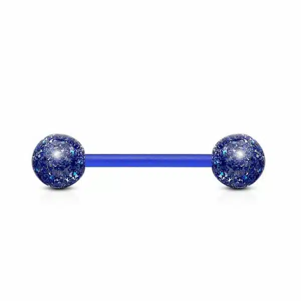 Rechte barbell met glitters - Afbeelding 6