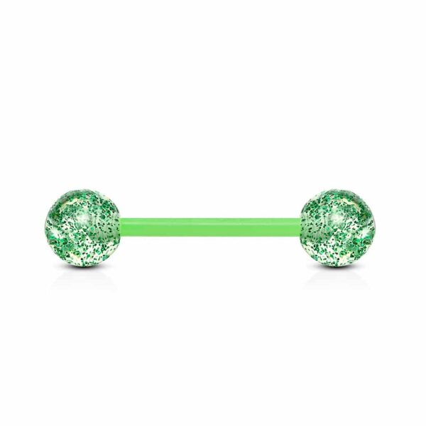Rechte barbell met glitters - Afbeelding 8