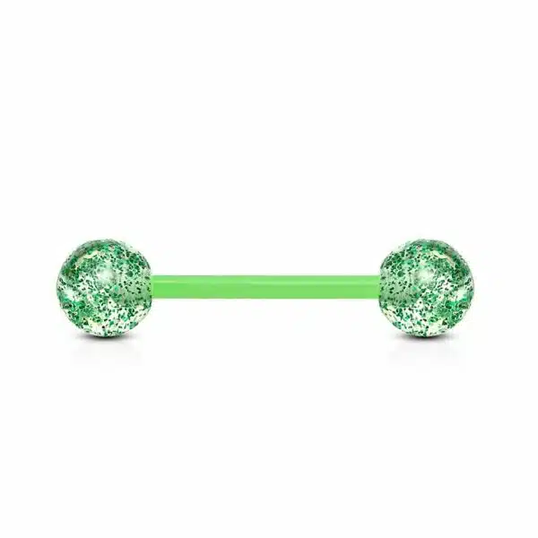 Rechte barbell met glitters - Afbeelding 8