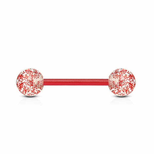 Rechte barbell met glitters - Afbeelding 11