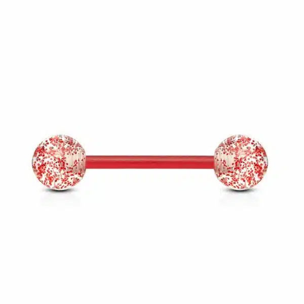 Rechte barbell met glitters - Afbeelding 11