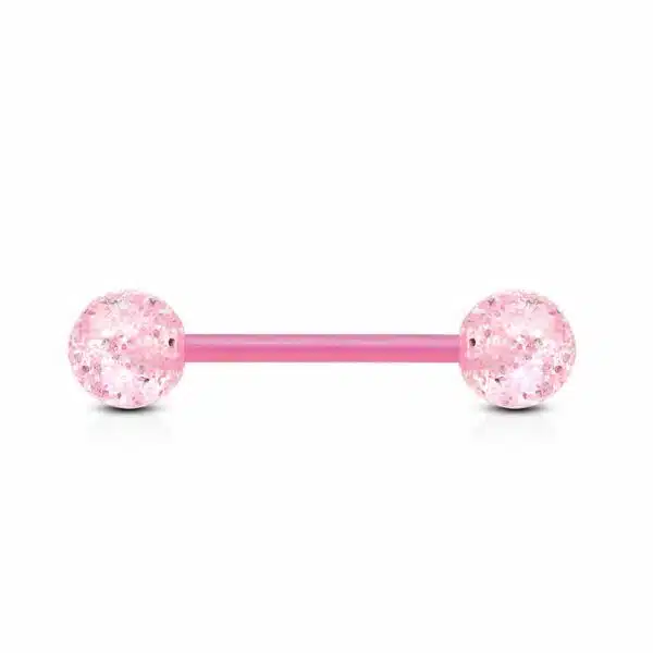 Rechte barbell met glitters - Afbeelding 10