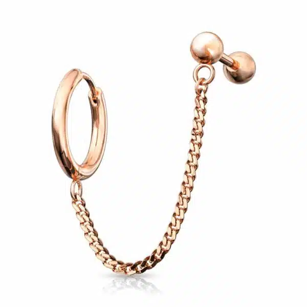 Ring en barbell ketting in verschillende kleuren - Afbeelding 7