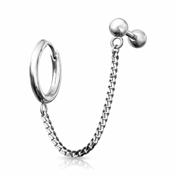 Ring en barbell ketting in verschillende kleuren - Afbeelding 8