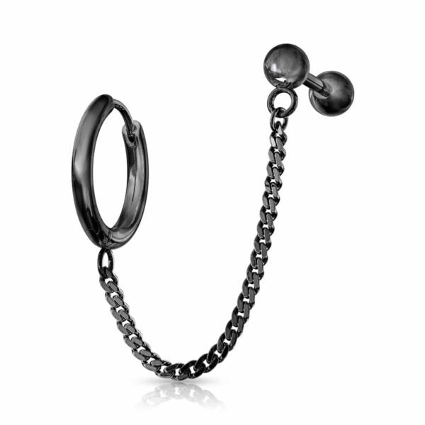 Ring en barbell ketting in verschillende kleuren - Afbeelding 6