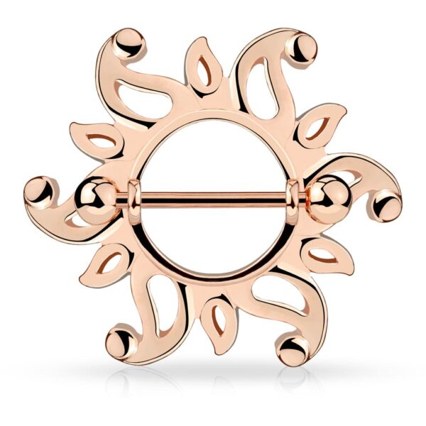 Tepelpiercing schild met draaiende zon - Afbeelding 3