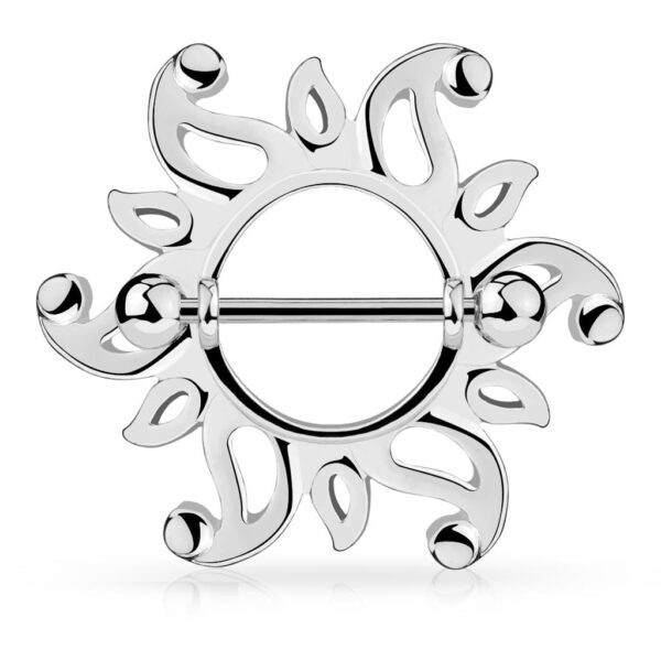 Tepelpiercing schild met draaiende zon - Afbeelding 4