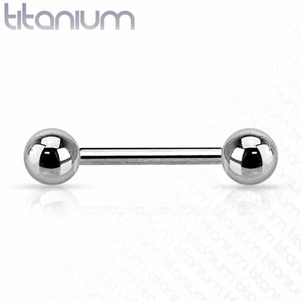 Titanium barbell