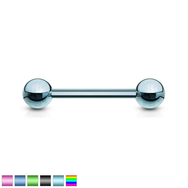 Titanium plated barbell in verschillende kleuren