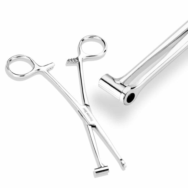 Tang voor tragus- of septumpiercing oorpiercing
