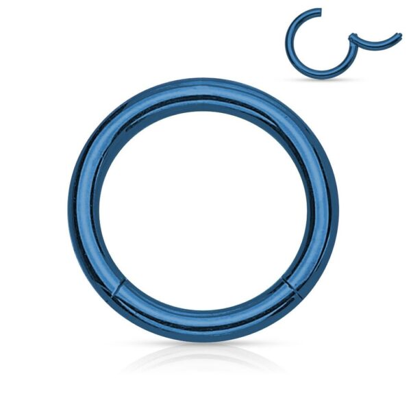Vaste segmentring titanium plated in verschillende kleuren - Afbeelding 7