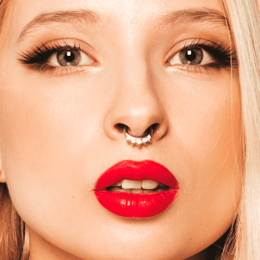 Septum piercing
